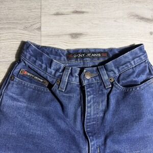 Vintage DKNY Jeans Womens Size 4 Blue Denim Straight‎ Leg
